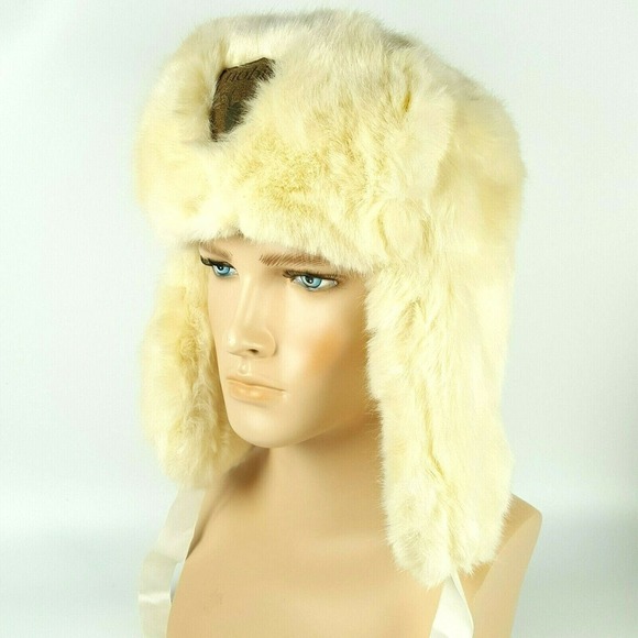 Nobis Sugar Lips Women\'s Ivory Faux Fur Trapper Russian Hat main image 4